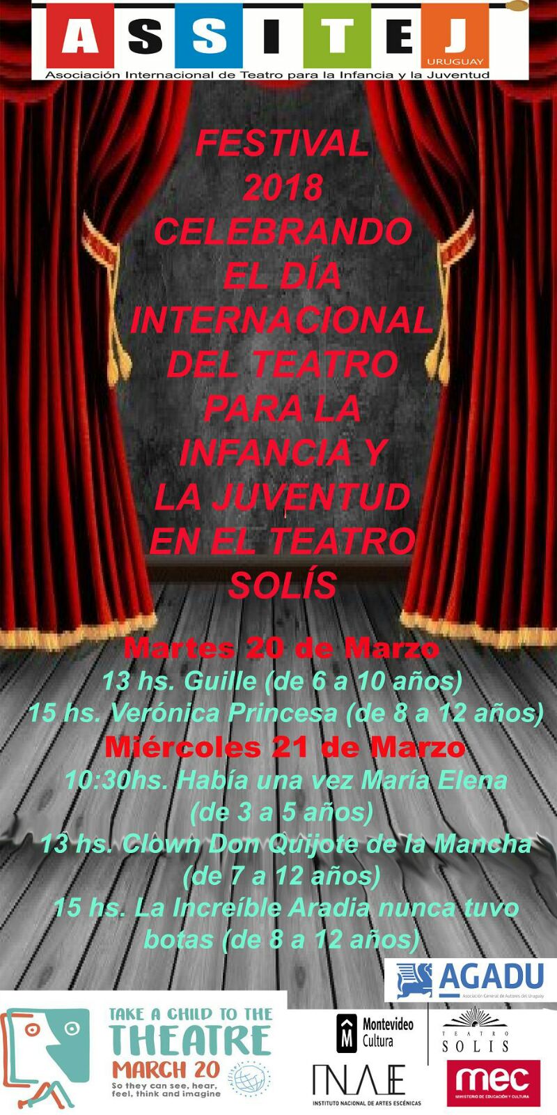 Festival Teatro Niños y Jovenes 2018